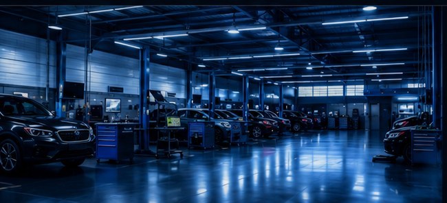 Taller automotriz moderno